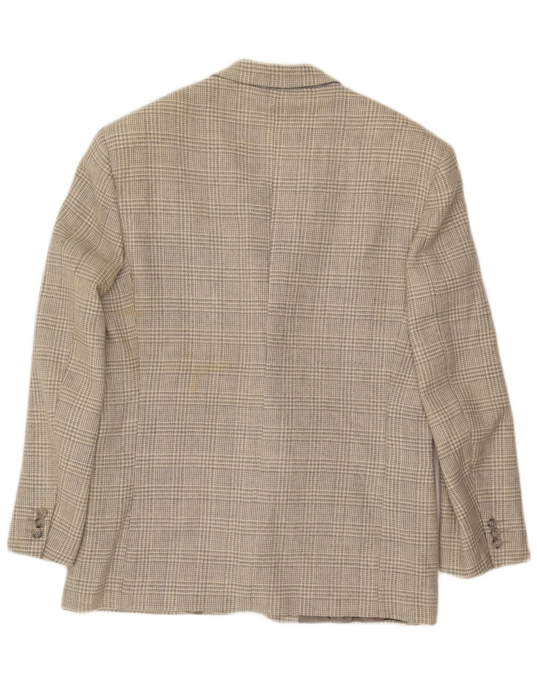 Jachetă vintage pentru bărbați cu 2 nasturi, UK 40, mare, gri Houndstooth