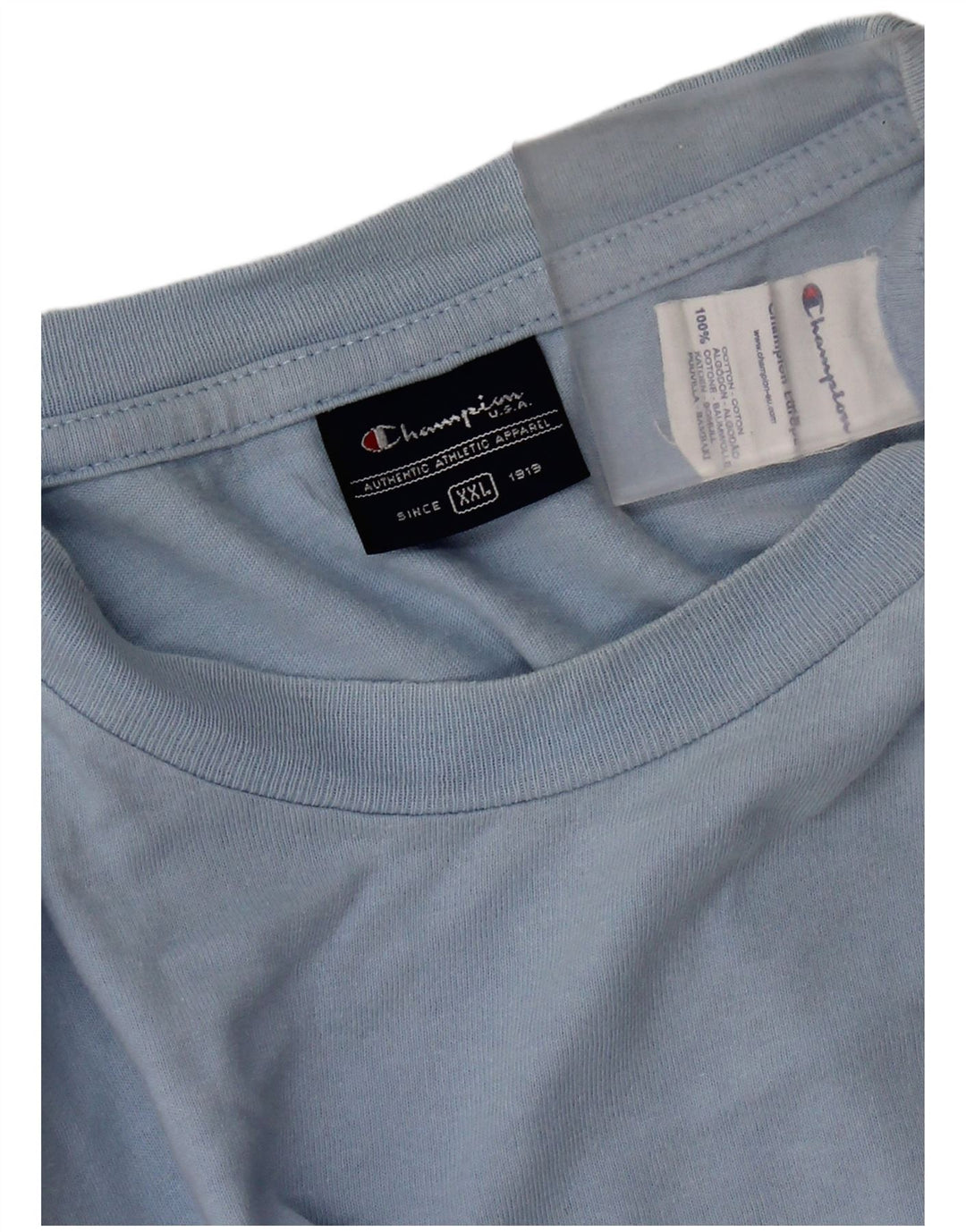 Tricou Bărbați Champion Top 2XL Bumbac Albastru