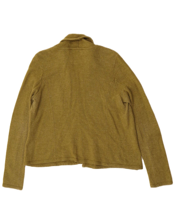 Pulover cardigan deschis pentru femei Laura Ashley UK 14 mare verde