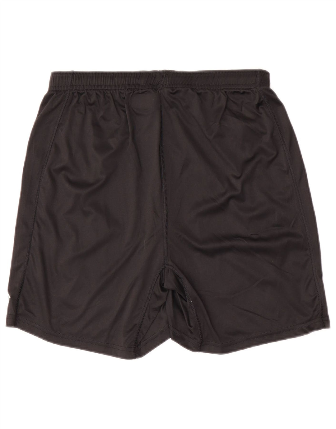 Pantaloni scurți sport grafic Kappa pentru bărbați, poliester mediu negru