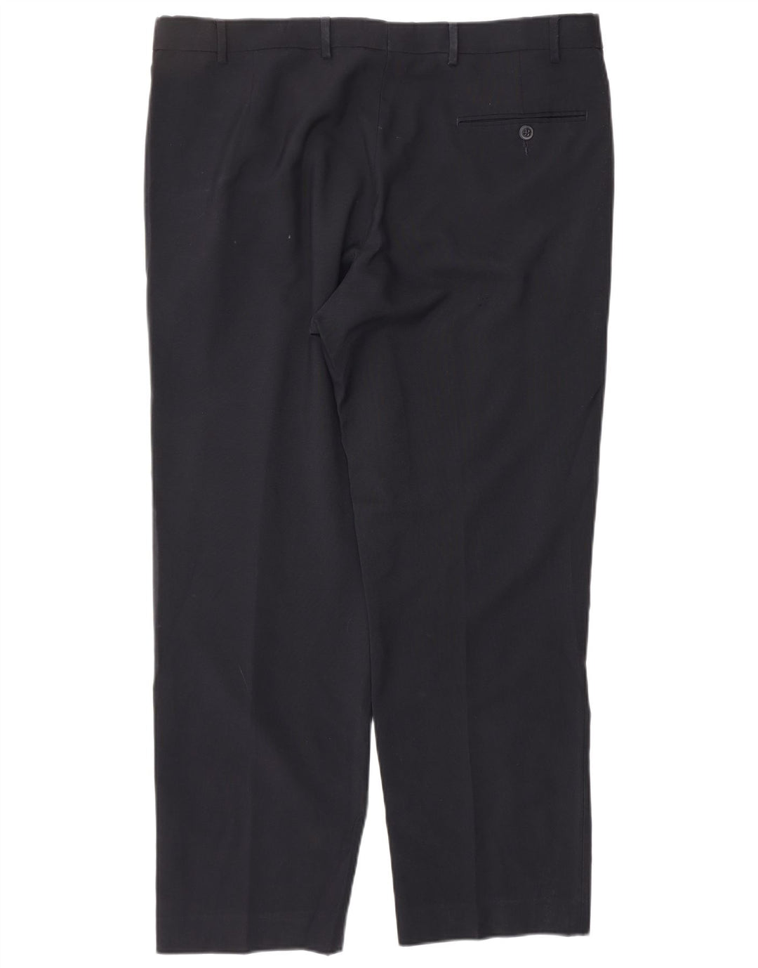 MARKS & SPENCER Mens Regular Fit Pegged Suit Trousers W38 L29 Navy Blue