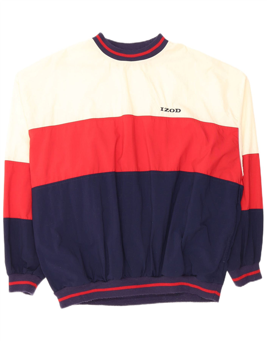 Pulover pentru bărbați Izod Trening Top XL Navy Blue Marine Colorblock