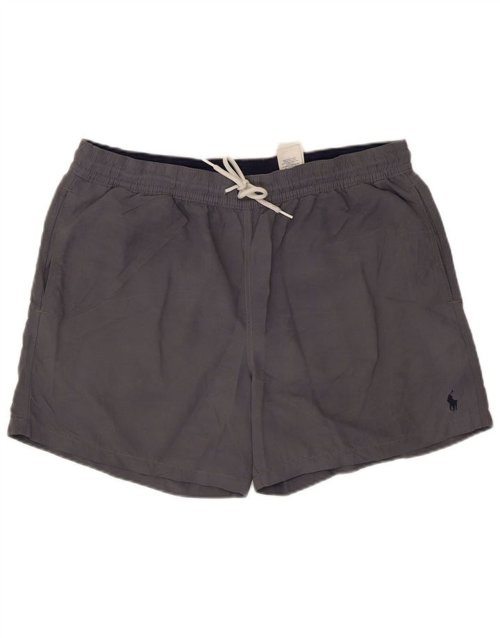 Pantaloni scurți de înot Polo Ralph Lauren pentru bărbați XL poliester gri