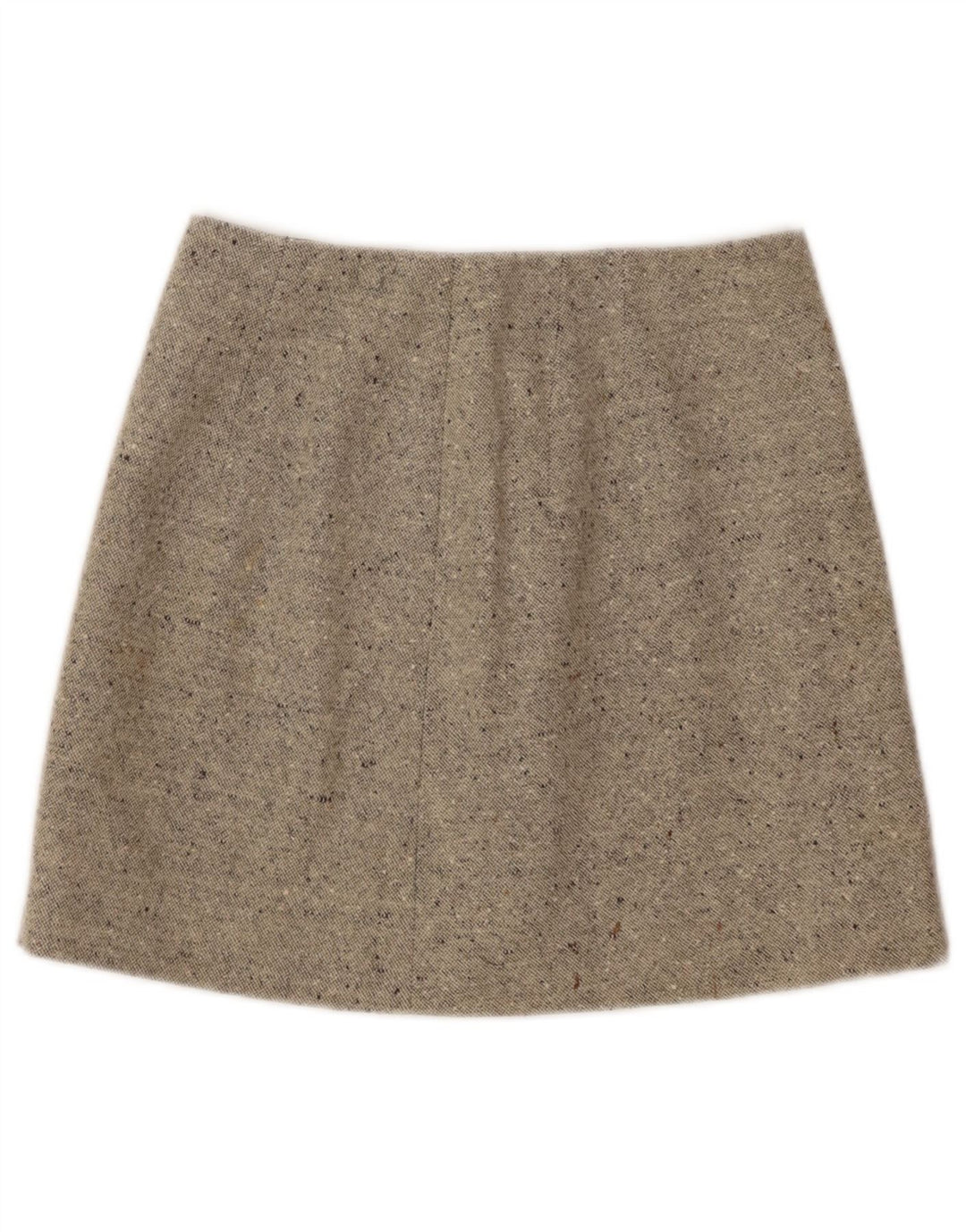 Fusta mini vintage pentru femei W26 Mic Bej pete