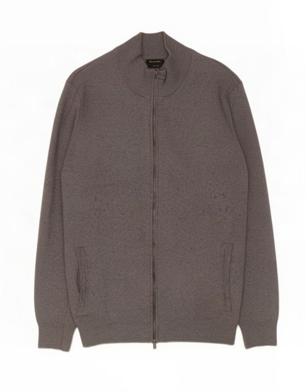 Pulover cardigan Massimo Dutti pentru bărbați, mare, gri