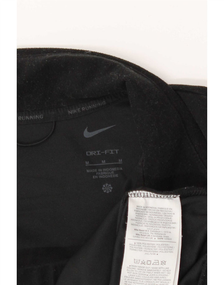 Jachetă Fleece Dri Fit Graphic pentru femei Nike UK 14 Poliester mediu negru