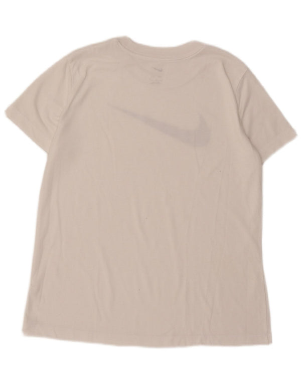 Tricou grafic Nike Dri Fit pentru femei Top UK 16 Large White