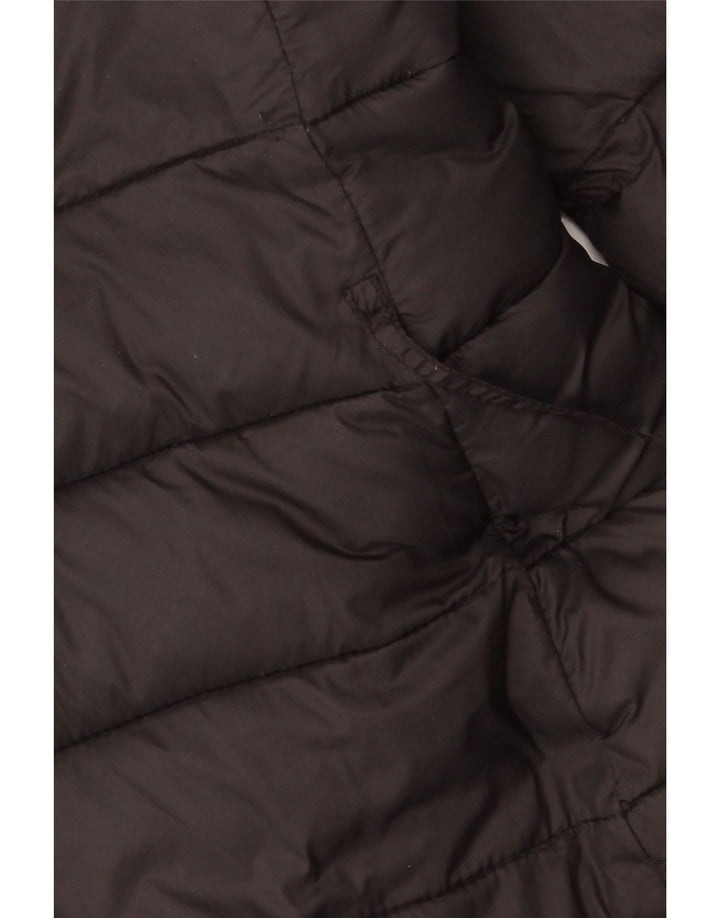 Palton capitonat supradimensionat cu glugă Hobbs pentru femei UK 10 Nylon negru mic
