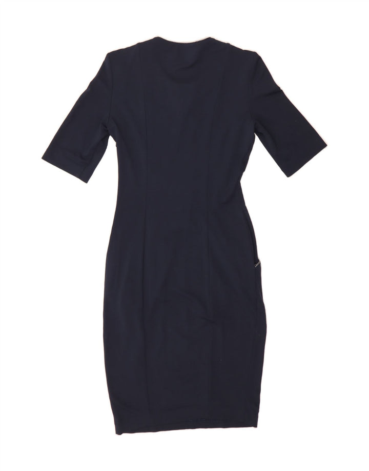 ROCCOBAROCCO Womens Bodycon Dress UK 10 Small Navy Blue Vintage Roccobarocco and Second-Hand Roccobarocco from Messina Hembry 