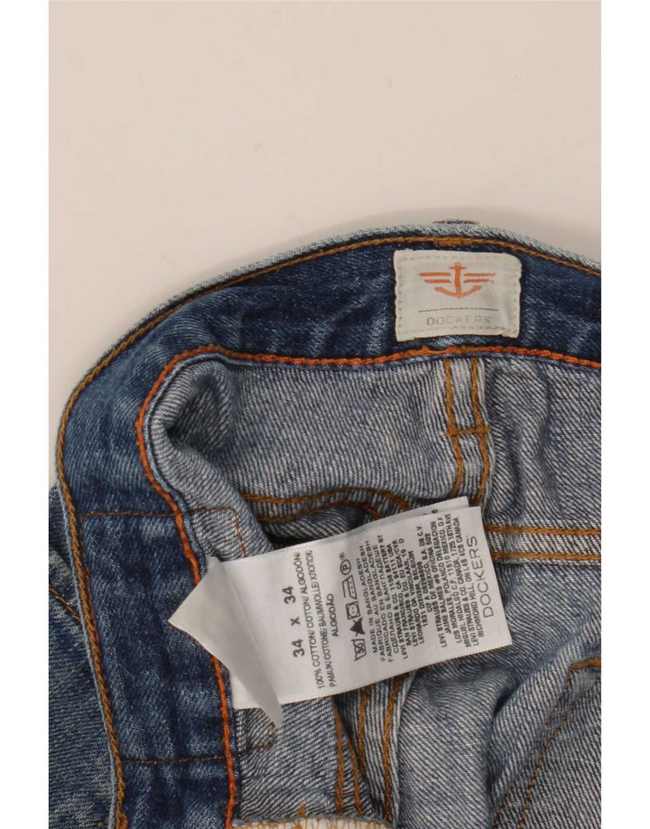 Blugi Dockers Bărbați Drepți L34 L34 Bumbac Albastru