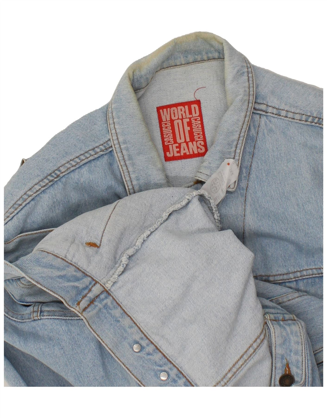 CASUCCI Jachetă de blugi pentru bărbați UK 44 2XL Bumbac albastru