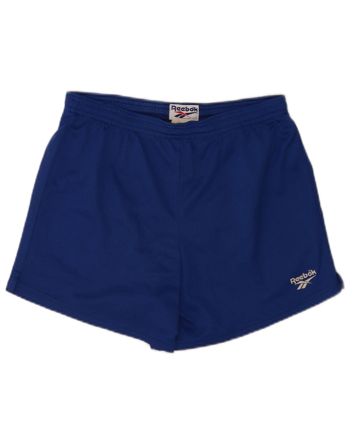 Pantaloni scurți sport Reebok Regular pentru bărbați, poliester albastru mediu