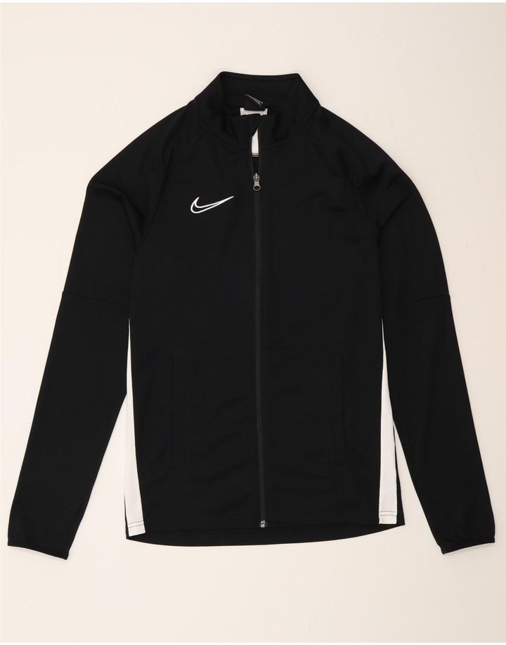 Jachetă de top pentru trening Nike Dri Fit pentru bărbați, mică, neagră, din poliester