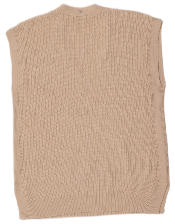 Marks & Spencer Vestă pentru bărbați Tank Top Bumbac Mediu Bej