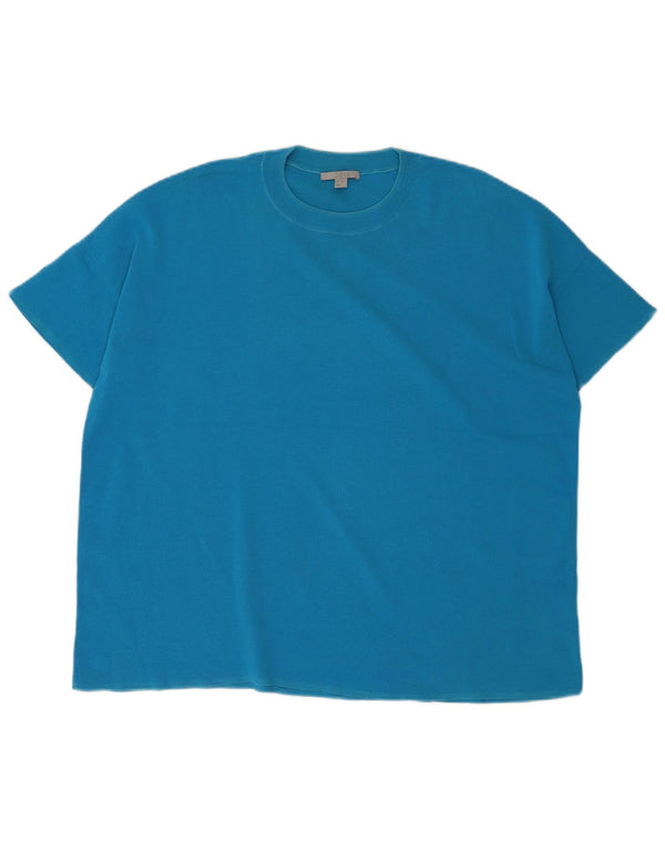Tricou pentru bărbați Cos Top Medium Blue Bumbac