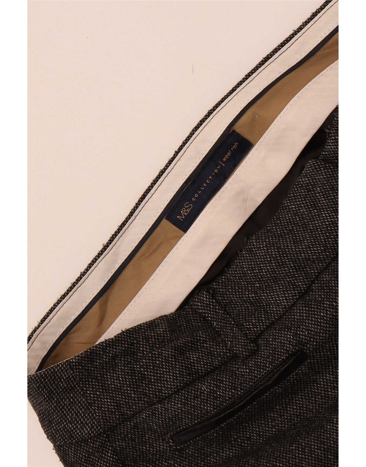 Pantaloni casual subțiri pentru femei Marks & Spencer L30 L26 gri