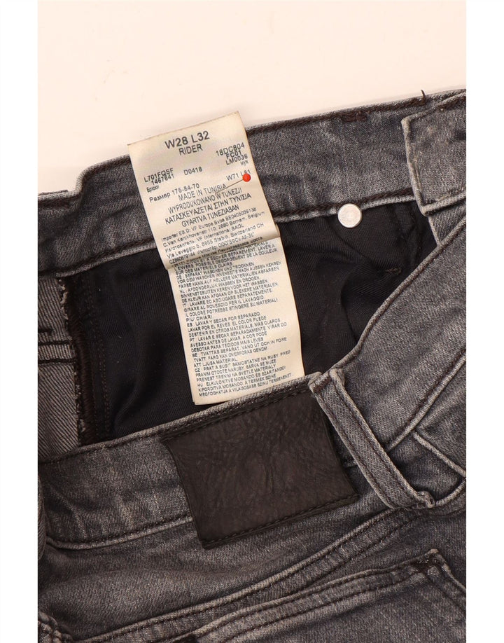 Blugi Lee Rider Slim pentru femei W28 L32 bumbac gri