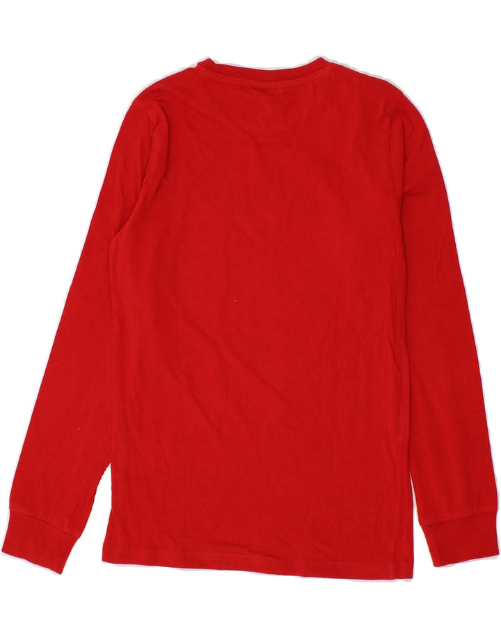 CHAMPION Boys Graphic Top Long Sleeve 9-10 Years Medium Red Vintage Champion and Second-Hand Champion from Messina Hembry 