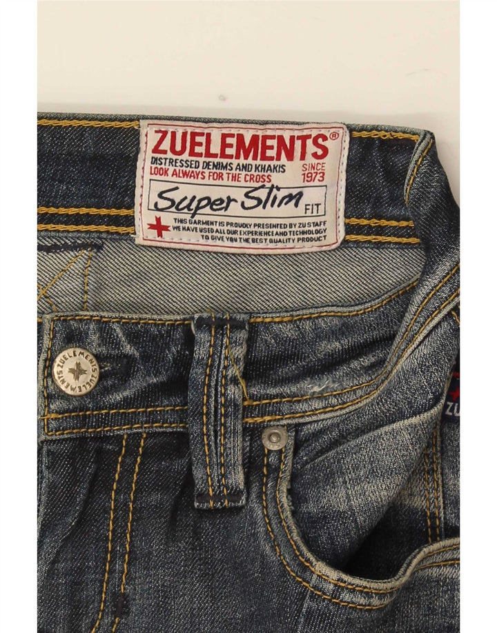 Zu Elements Blugi skinny distressed pentru femei W26 L31 bumbac albastru