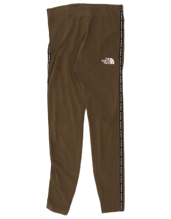 Jambiere grafice pentru femei The North Face UK 8 Small Khaki Colorblock Bumbac