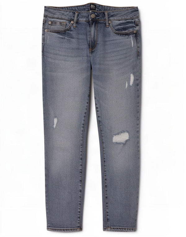Blugi skinny distressed pentru femei Gap W30 L27 Blue Lyocell