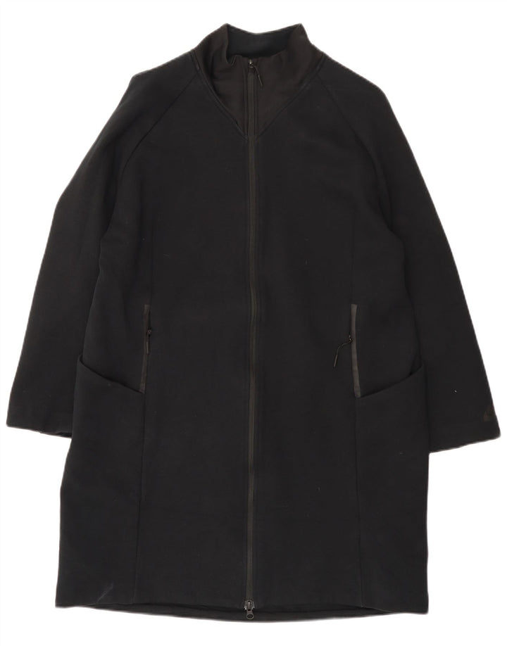 Haina de vânt pentru femei Nike UK 16 mare, negru, bumbac