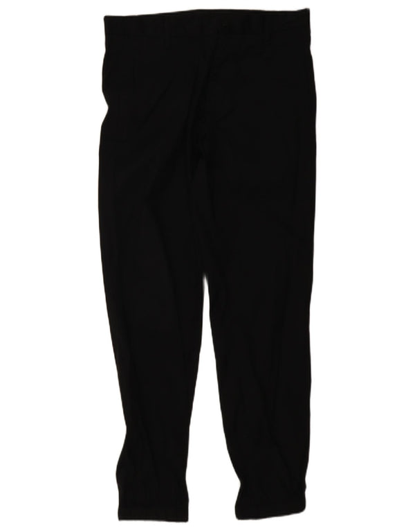 Dkny Mens Slim Casual Trousers W32 L32 Black Cotton