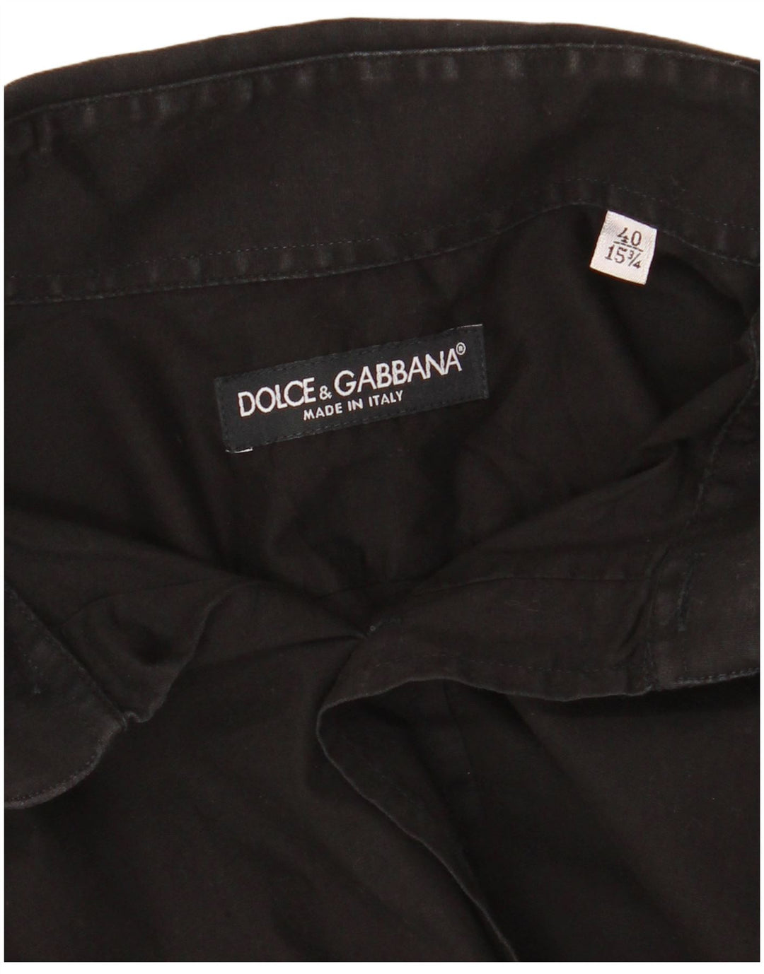 Cămașă pentru bărbați Dolce & Gabbana Mărimea 40 15 3/4 Medium Negru
