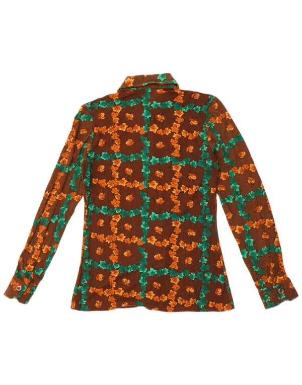 Cămașă Anna pentru femei UK 12 Medium Brown Floral