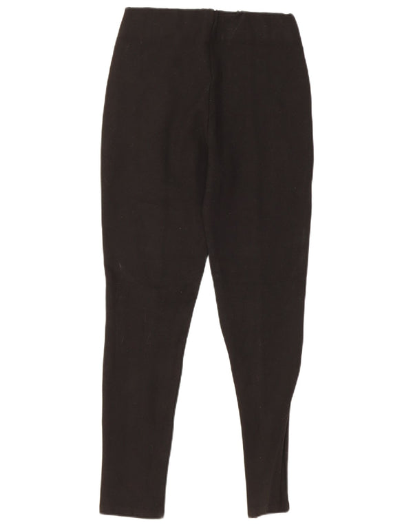 Zara Womens High Waist Skinny Casual Trousers Small W26 L25 Black
