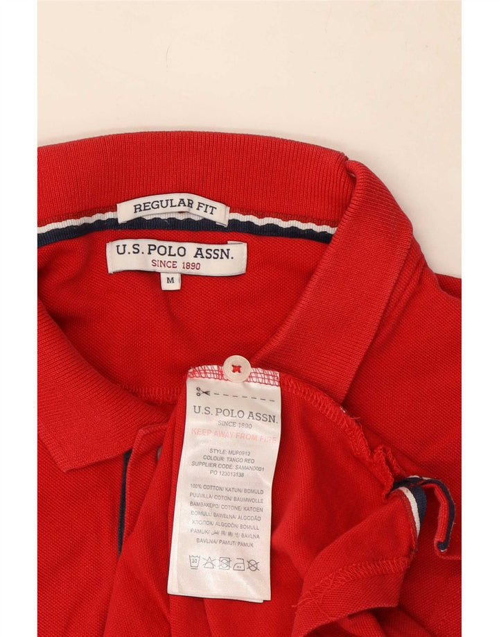 U.S. Polo Assn. Cămașă pentru bărbați Graphic Regular Fit Bumbac roșu mediu