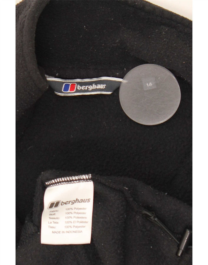 Gilet din lână pentru femei Berghaus UK 14, mare, negru, poliester