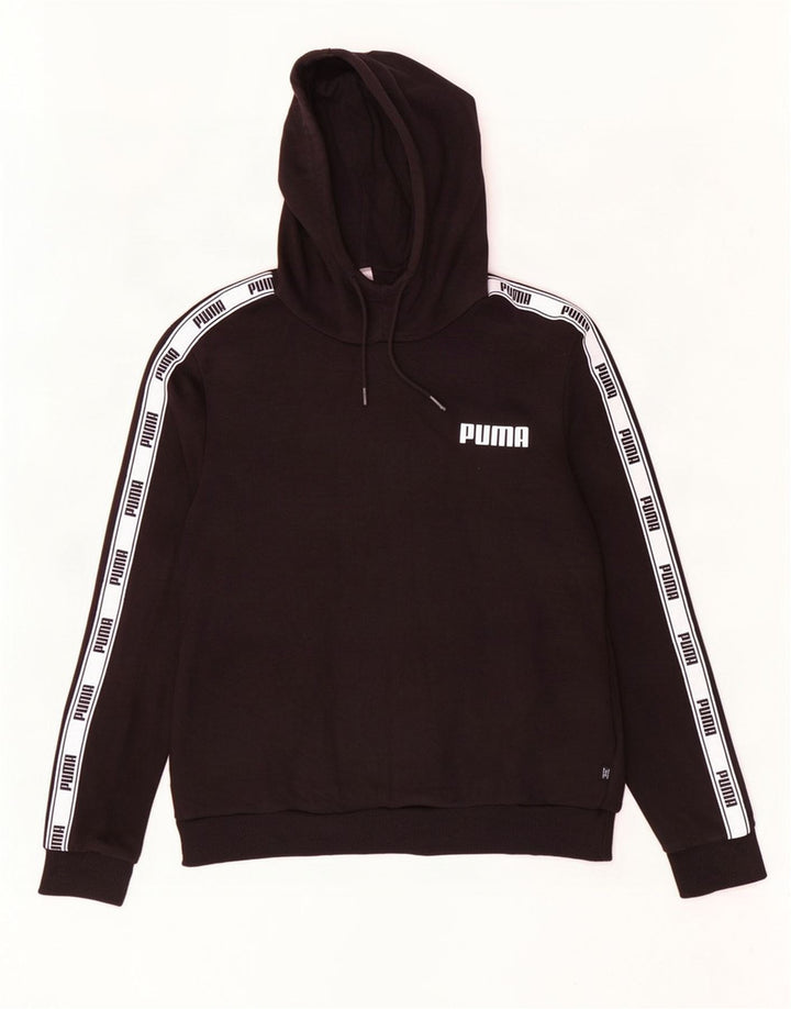 Pulover Puma pentru femei, cu grafică, mare, negru, color block
