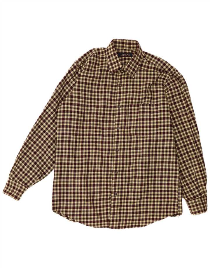 Cămașă de flanel pentru bărbați VINTAGE, cu carouri medii, multicolore