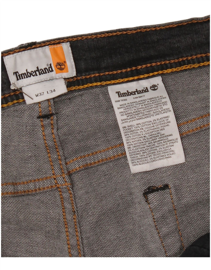 Blugi slim pentru bărbați Timberland W32 L34 bumbac gri