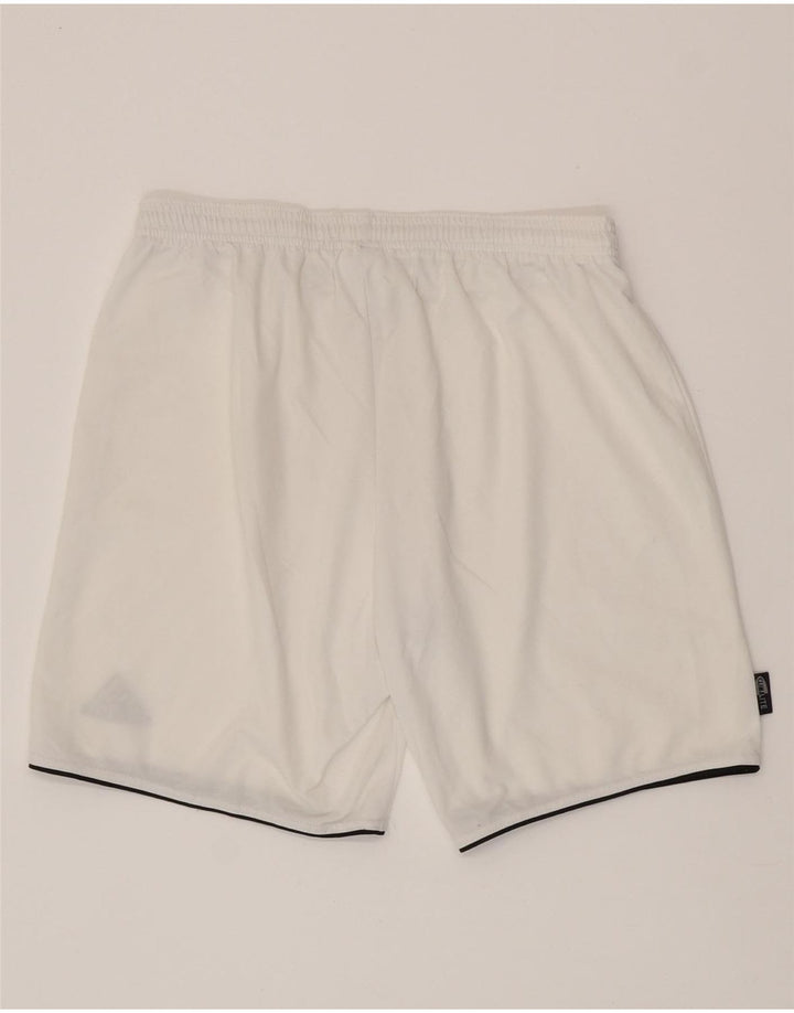 Pantaloni scurți sport Climalite ADIDAS pentru bărbați, poliester alb mediu