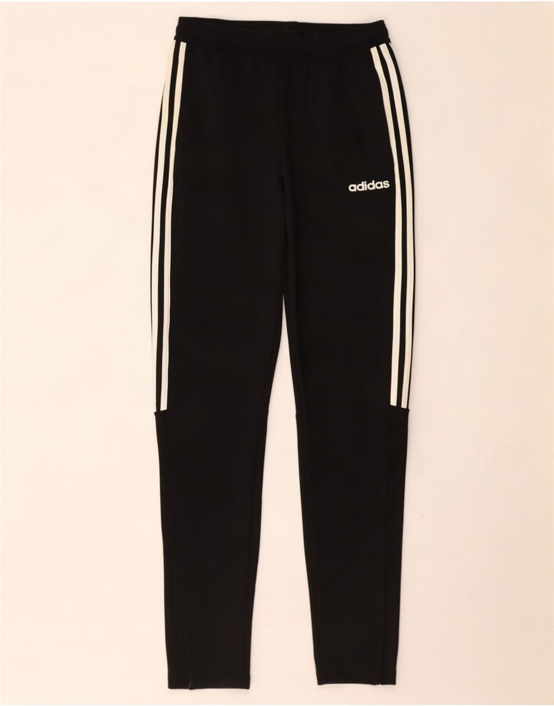 Pantaloni de trening Adidas Climalite pentru bărbați, poliester negru mic
