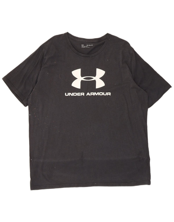 Tricou grafic Under Armour pentru bărbați Top 2XL negru