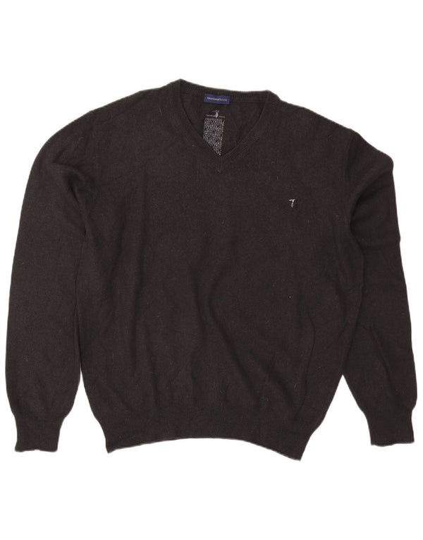 Pulover pentru bărbați Trussardi Jeans cu decolteu în V, 3XL, gri
