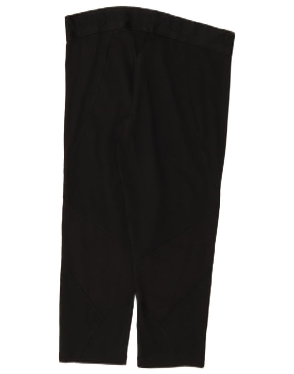 Leggings Adidas Climacool Graphic Capri pentru femei UK 12/14 Medium Black