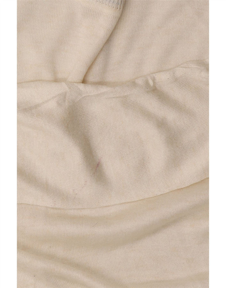 Pulover ZARA pentru damă cu gât de barcă, alb mediu, UK 14