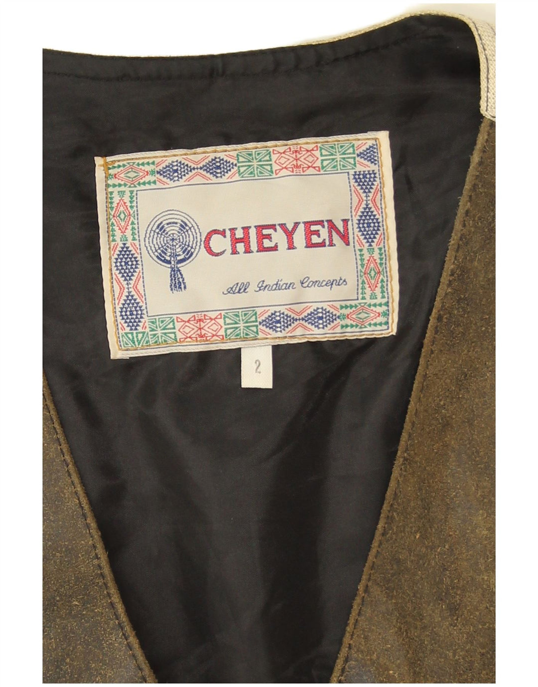 Vestă cu grafică vintage pentru bărbați, kaki mare