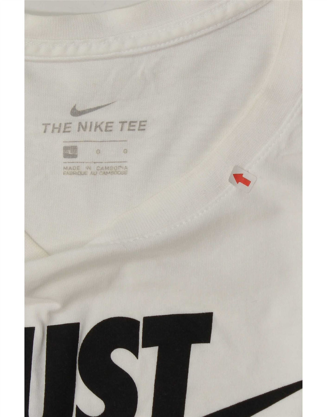 Tricou grafic Nike pentru bărbați Top mare din bumbac alb