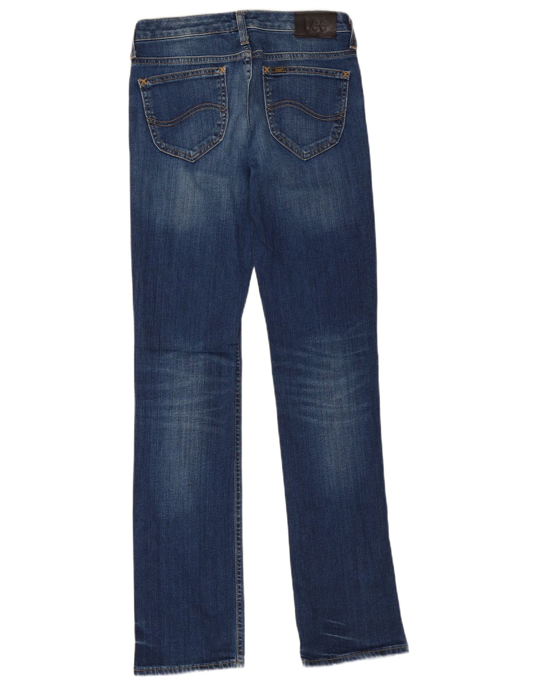 Blugi drepti Lee Marlin pentru femei W28 L33 Bumbac albastru