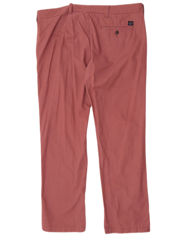 Pantaloni chino drepți pentru bărbați Marks & Spencer L40 L31 bumbac roz