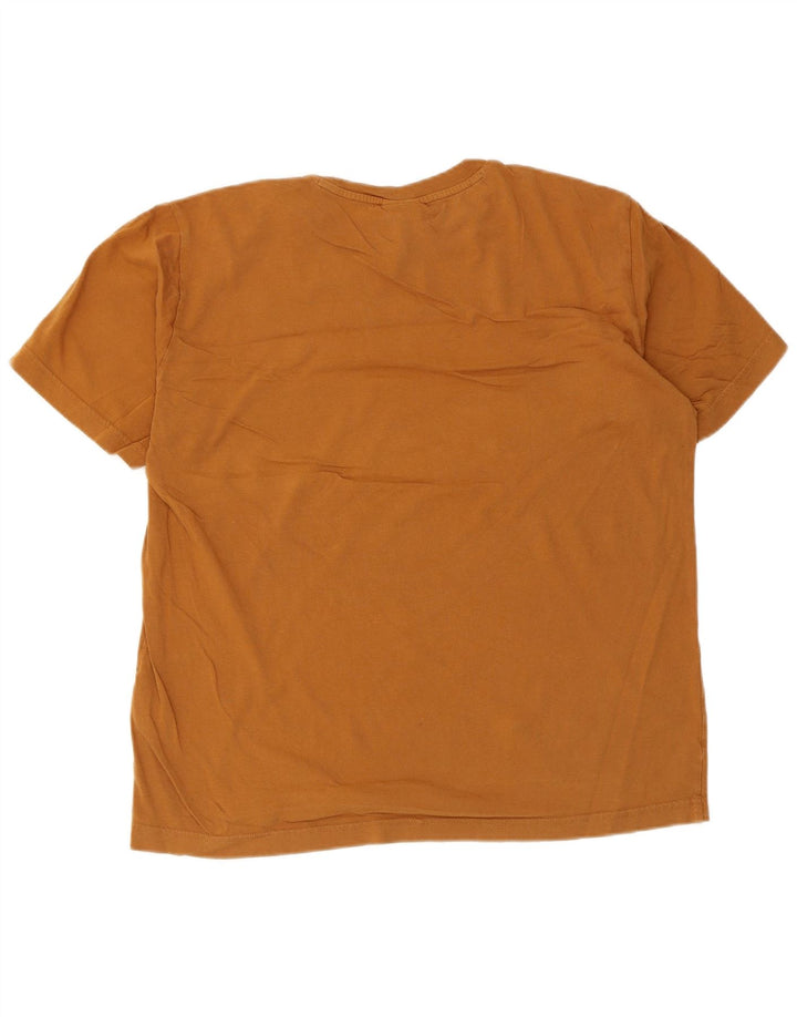 Tricou grafic pentru bărbați Champion Top mare din bumbac maro