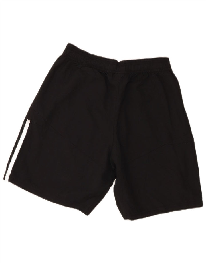 Pantaloni scurți sport Adidas pentru femei UK 10 Small Negru Poliamidă