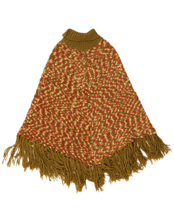 Jumper poncho pentru femei Eighth Sin, mărime unică, multicolor, cu pete acrilice