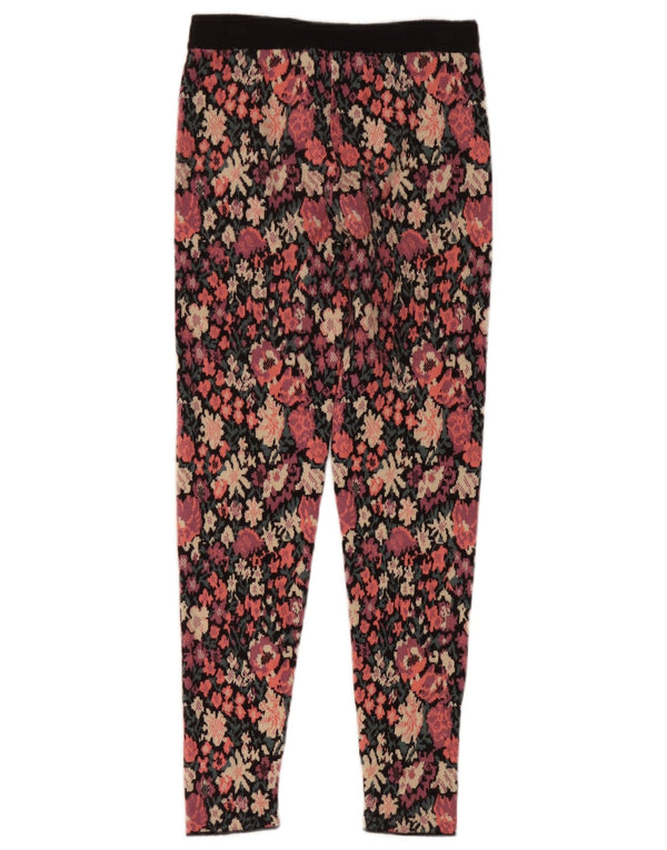 Leggings pentru damă Zara UK 8, poliester floral multicolor mic