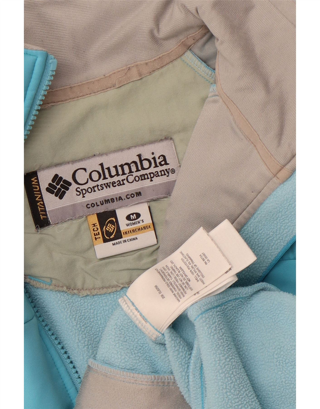 Jachetă Columbia pentru femei Titanium Windbreaker UK 14 Medium Blue Poliester